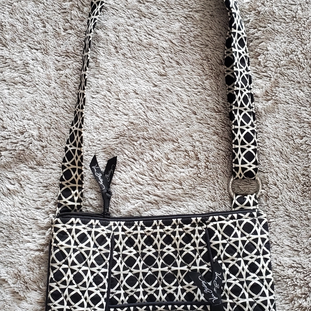 Vera Bradley Night And Day Geo Black White Circle